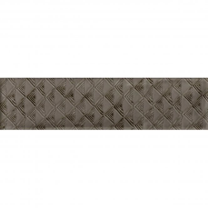 Loft Brick Greige High Gloss Decor 6.5cm x 26cm Wall Tile
