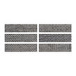 Loft Brick Grey High Gloss Decor 6.5cm x 26cm Wall Tile