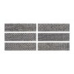 Loft Brick Grey High Gloss Decor 6.5cm x 26cm Wall Tile