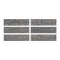 Loft Brick Grey High Gloss Decor 6.5cm x 26cm Wall Tile