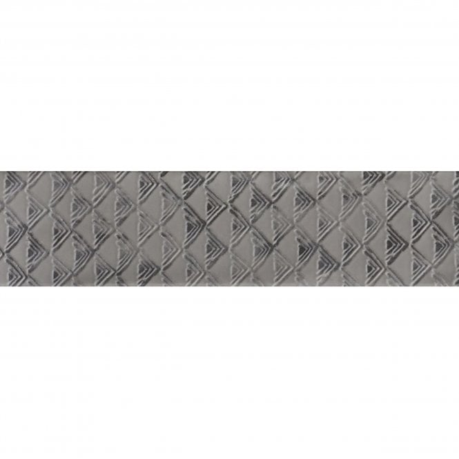 Loft Brick Grey High Gloss Decor 6.5cm x 26cm Wall Tile