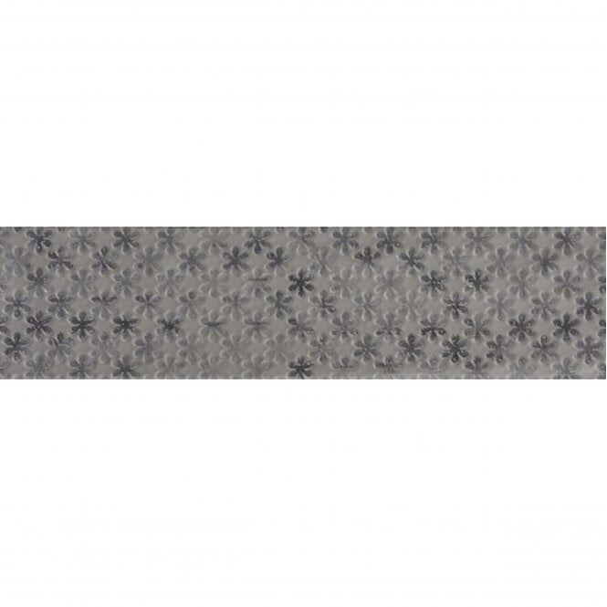 Loft Brick Grey High Gloss Decor 6.5cm x 26cm Wall Tile