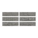 Loft Brick Light Greige High Gloss Decor 6.5cm x 26cm Wall Tile