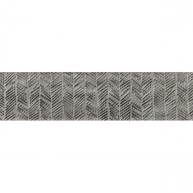Loft Brick Light Greige High Gloss Decor 6.5cm x 26cm Wall Tile