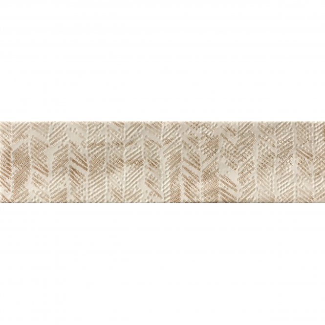 Loft Brick Warm White High Gloss Decor 6.5cm x 26cm Wall Tile