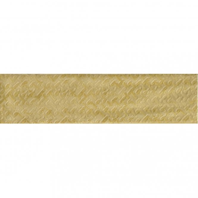 Loft Brick Yellow High Gloss Decor 6.5cm x 26cm Wall Tile