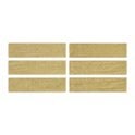 Loft Brick Yellow High Gloss Decor 6.5cm x 26cm Wall Tile