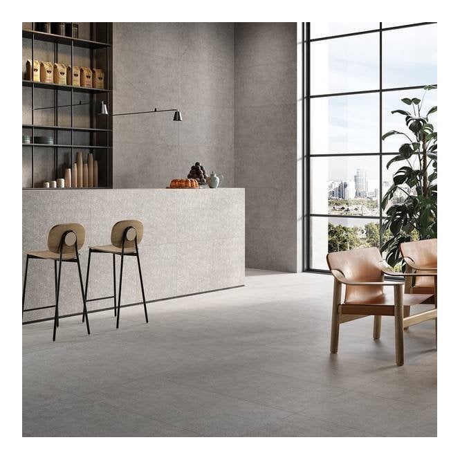 Loft Concrete Ivory 120cm x 120cm Floor Tile