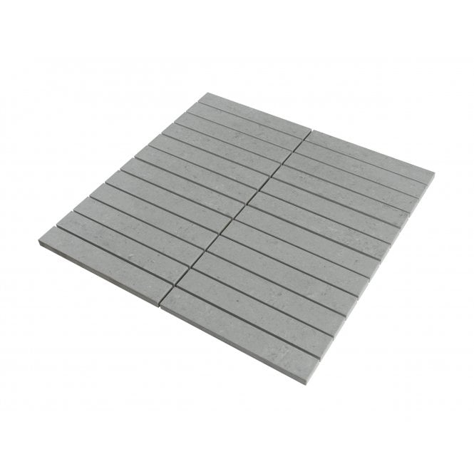 Lounge Kit Kat Grey Honed 30cm x 30cm Mosaic Tile