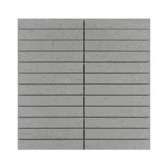 Lounge Kit Kat Grey Honed 30cm x 30cm Mosaic Tile