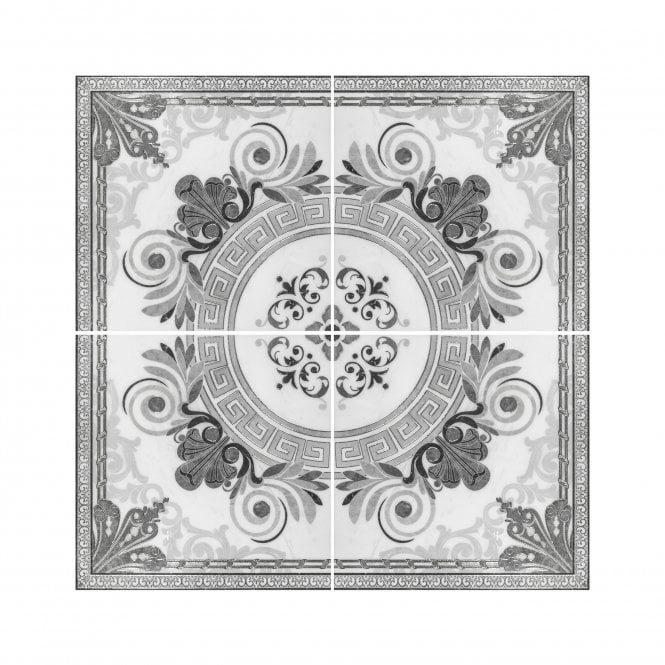Luccia Grey Set 60cm x 60cm Floor Tile (4 tile set)