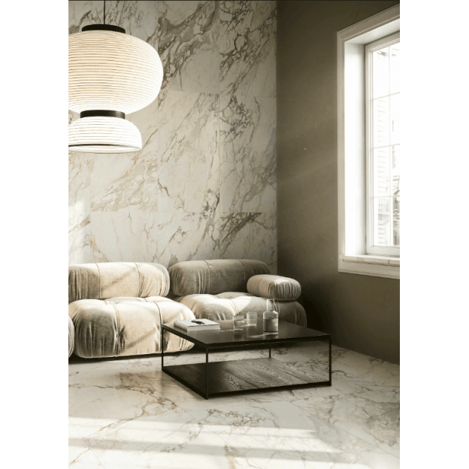 Italian Design Luce Grey 60cm x 120cm Wall and Floor Tile