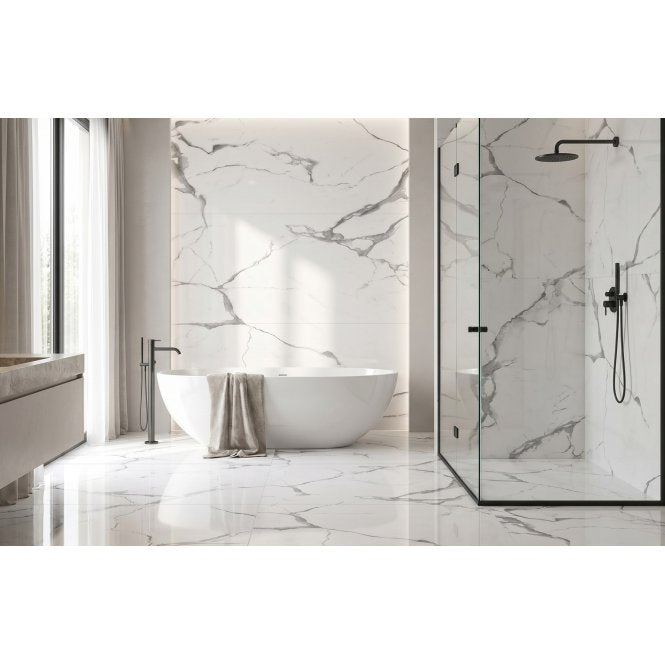 Lucido Satvario Marble-Effect 60cm x 120cm Wall and Floor Tile