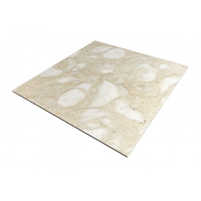 Lux Crystal 3D Cream 60cm x 60cm Wall & Floor Tile