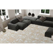 Lux Crystal 3D Cream 60cm x 60cm Wall & Floor Tile