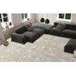 Lux Crystal 3D Cream 60cm x 60cm Wall & Floor Tile