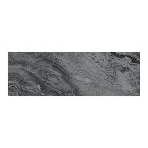 Lux Crystal Dark Grey Gloss 10cm x 30cm Wall Tile