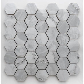 Lux Crystal Light Grey 30cm x 30cm Mosaic Tile