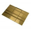 Lux Gold Bullion 19.8cm x 29.8cm Mosaic Tile