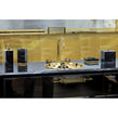 Lux Gold Bullion 19.8cm x 29.8cm Mosaic Tile