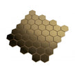 Lux Gold Hexagon Gloss (4.8cm x 4.8cm) 30cm x 30cm Mosaic Tile