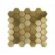 Lux Gold Hexagon Matt (4.8cm x 4.8cm) 30cm x 30cm Mosaic Tile