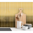 Lux Gold Kit Kat Gloss (2.3cm x 14.8cm) 30cm x 30cm Mosaic Tile