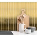 Lux Gold Kit Kat Gloss (2.3cm x 14.8cm) 30cm x 30cm Mosaic Tile