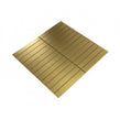 Lux Gold Kit Kat Matt (2.3cm x 14.8cm) 30cm x 30cm Mosaic Tile