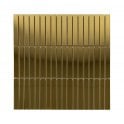 Lux Gold Mini Kit Kat Gloss (1.5cm x 9.8cm) 30cm x 30cm Mosaic Tile