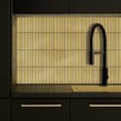 Lux Gold Mini Kit Kat Matt (1.5cm x 9.8cm) 30cm x 30cm Mosaic Tile