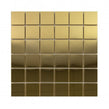 Lux Gold Square Gloss (4.8cm x 4.8cm) 30cm x 30cm Mosaic Tile