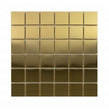 Lux Gold Square Gloss (4.8cm x 4.8cm) 30cm x 30cm Mosaic Tile