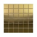 Lux Gold Square Gloss (4.8cm x 4.8cm) 30cm x 30cm Mosaic Tile