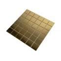 Lux Gold Square Gloss (4.8cm x 4.8cm) 30cm x 30cm Mosaic Tile