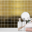 Lux Gold Square Gloss (4.8cm x 4.8cm) 30cm x 30cm Mosaic Tile