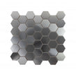 Lux Silver Hexagon Matt (4.8cm x 4.8cm) 30cm x 30cm Mosaic Tile