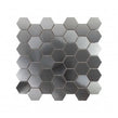 Lux Silver Hexagon Matt (4.8cm x 4.8cm) 30cm x 30cm Mosaic Tile