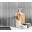 Lux Silver Kit Kat Matt (2.3cm x 14.8cm) 30cm x 30cm Mosaic Tile