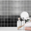 Lux Silver Square Gloss (4.8cm x 4.8cm) 30cm x 30cm Mosaic Tile