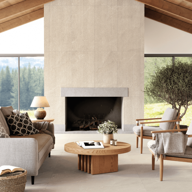 Italian Design M.Righe Cortina Sabbia 61cm x 122.2cm Wall and Floor