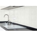 Madison Decor White 12cm x 14cm Wall Tile