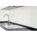 Madison Frame Pearl 12cm x 14cm Wall Tile