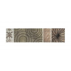 Maine Black 5cm x 20cm Border Tile