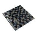 Malla Black 30cm x 30cm Peel & Stick Mosaic Tile