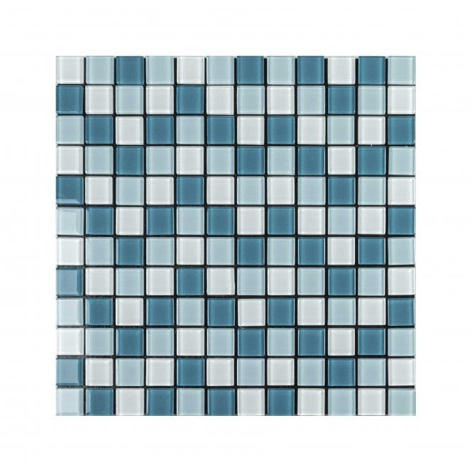Malla Blue 30cm x 30cm Peel & Stick Mosaic Tile
