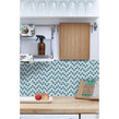 Malla Blue 30cm x 30cm Peel & Stick Mosaic Tile