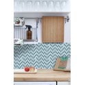 Malla Blue 30cm x 30cm Peel & Stick Mosaic Tile