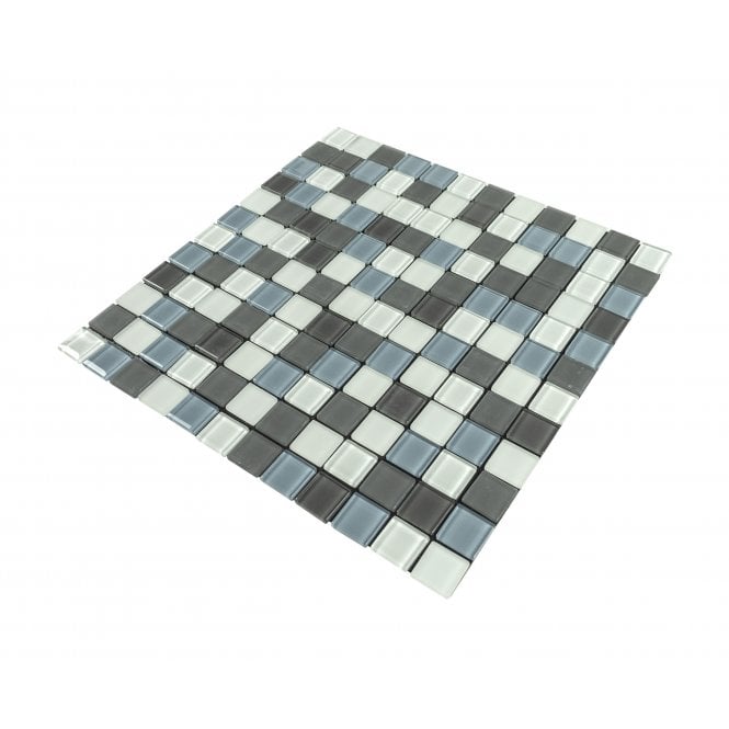 Malla Grey 30cm x 30cm Peel & Stick Mosaic Tile