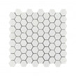 Malla Hexagon White 30cm x 30cm Peel & Stick Mosaic Tile
